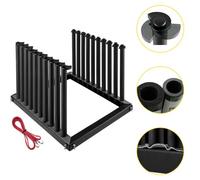 VEVOR Soporte para Parabrisas de 9 Plazas Soporte para Parabrisas de Camión de Acero Soporte para Ventana Automotriz 60 cm con Almohadilla de PVC y Acolchado de Espuma, para Transporte de Vidrio