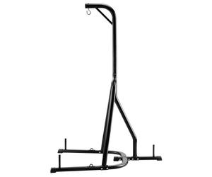 VEVOR Soporte para Saco de Boxeo con Marco de Acero Soporta hasta 65 kg Soporte para Saco de Arena Independiente con Base con Peso Equipo de Entrenamiento para Gimnasio en Casa, 143x126x208 cm