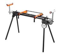 VEVOR Soporte para Sierra Ingletadora Carga 249,5kg Altura y Longitud Ajustables