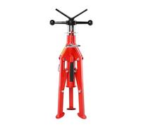 VEVOR Soporte para Tubos con Cabeza en V 0,32 a 30,48 cm Soporte Plegable para Tubos de Acero al Carbono Altura Ajustable de 51 a 94 cm Capacidad de Carga de 2500 Libras para Roscar Corte de Tubos