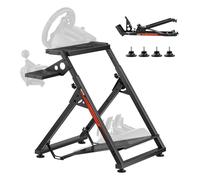 VEVOR Soporte para Volante de Carreras, Ajustable y Plegable, para Logitech G923, G920, G29, G27, Thrustmaster T300RS TX, F458, T500RS, T3PA-PRO (F1/GT), Cabina de Juego, Pedales No Incluidos