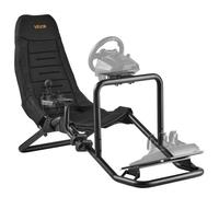 VEVOR Soporte para Volante de Carreras Integrado Cabina Abierta, Soporte de Volante Compatible con Logitech G27, G29, G920, G923, Thrustmaster T300RS, TX F458, T500RS, T3PA-PRO (F1/GT), Pedales CSR