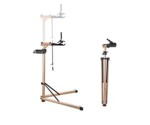 VEVOR Soporte Resistente para Reparación de Bicicletas de 49,9 kg, Altura Ajustable de 1025-1510 mm y Bandeja Grande para Herramientas, para Bicicletas de Montaña y Carretera, 940 x 795 x 1700 mm