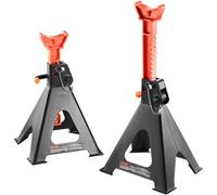 VEVOR Soportes de Gato Capacidad de 6 Toneladas Soportes de Gato para Automóvil con Doble Bloqueo Altura Ajustable de 360-585 mm para Levantar SUV, Camioneta, Automóvil y UTV/ATV, 1 Par