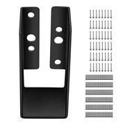 VEVOR Soportes de Viga Ocultos 24 Piezas Soporte de Viga para Conectar Madera 51x102 mm, Diámetro Interior 40,6 x 91,4 mm Placa de Acero Q235 con Recubrimiento en Polvo para Viga de Madera, Negro