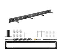 VEVOR Soportes Flotantes Duraderos para Estantes de Alta Resistencia, 1 Pieza, 1168,4 x 157,4 x 76,2 mm, Soporte Oculto, Capacidad de Peso 104 kg para Montaje en Pared, Amplia Aplicación, Negro