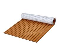 VEVOR Suelo de Espuma EVA para Barcos 2400 x 900 mm, Suelo de Terraza Autoadhesivo Antideslizante, 21.600 cm², Estera Marina para Barcos, Yates, Pontones, Cubiertas de Kayak, Marrón