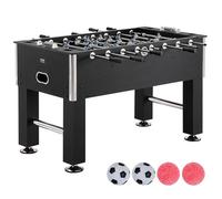 VEVOR SUO-5529L - Juego de fútbol estándar de 55 Pulgadas, tamaño Completo para Interiores, hogar, Familia y Sala de Juegos, Incluye 4 Pelotas y 4 portavasos, Color Negro