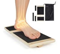 VEVOR Tabla de Equilibrio Cuadrada de Madera 30 x 14 x 3 cm, Entrenador de Tabla de Equilibrio para Adultos, Compacto con Bolsa de Almacenamiento, Ideal para Ejercicios de Fisioterapia, Negro