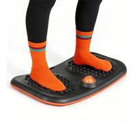 VEVOR Tabla de Equilibrio Oscilante Curvada 60 x 36 x 6,8 cm, Entrenador de Tabla de Equilibrio para Adultos, Compacto y Ligero, Balancín para Ejercicios de Core, Gimnasio en Casa, Oficina, Negro