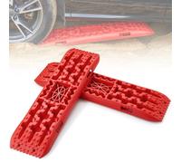 VEVOR Tablas de tracción de 10 toneladas con Material de Polipropileno, Tablas de recuperación para vehículos Todoterreno/Autos/camionetas/SUV/RV, par de Alfombrillas de tracción para neumáticos en