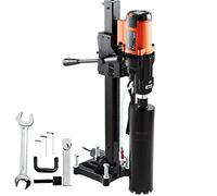 VEVOR Taladro de Diamante Diámetro Máximo de 20 cm Máquina Perforadora de Diamante Profundidad de 60 cm Perforación en Seco y Húmedo 750 rpm Taladro Diamantado para Construcción de Hormigón Armado