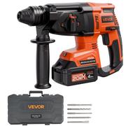 VEVOR Taladro Percutor Inalámbrico sin Escobillas Atornillador Rotativo de 26 mm