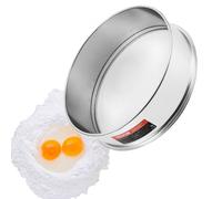 VEVOR Tamiz de Harina de Malla Fina de Acero Inoxidable Pastelería de Malla 12