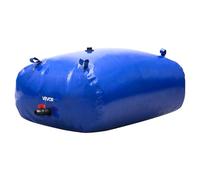 VEVOR Tanque de Agua Blanda, Depósito de Agua Flexible Plegable de PVC 1000D, Bolsa Flexible Portátil de Gran Capacidad de 330 L para Riego de Jardines, Camping y Prevención de Incendios, Azul