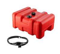 VEVOR Tanque de Combustible Marino de 55 L para Barco con Manguera de 3 m, Compatible con la Mayoría de Motores Fueraborda, para Repostar al Aire Libre en Diferentes Tipos de Embarcaciones