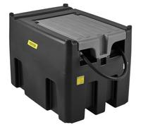 VEVOR Tanque de Diésel Portátil de Polietileno Tanque de Combustible Diésel de 116 Galones con Bomba de Transferencia de 12V Almacenamiento de Diesel Negro Flujo Máximo de 10,6 GPM para Camión Tractor