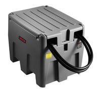 VEVOR Tanque de Diésel Portátil, Tanque de Combustible de Capacidad de 220 L con Bomba de Transferencia Eléctrica y Manguera de Goma de 3,9 m, Contendor de Transferencia de Diésel de PE, Gris