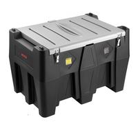 VEVOR Tanque de Diésel Portátil, Tanque de Combustible de Capacidad de 484,5 L con Bomba de Transferencia Eléctrica y Manguera de Goma de 4 m, Contendor de Transferencia de Diésel de PE, Negro