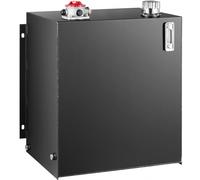VEVOR Tanques de Aceite Hidráulico Negro 25 Galones 61x53x33 cm Tanque de Acero Hidráulico de Servicio Pesado Tanques de Transferencia de Gasolina con Filtro Indicador de Temperatura Respiradero