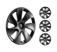 VEVOR Tapacubos para Llantas, Tesla Modelo Y 2021-2023, Totalmente Ajustados con Cierre a Presión, Cinta Protectora y Orificio para Boquilla de Válvula, ABS y PC, para Todo Tipo Clima, φ 528 x 83 mm