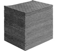 VEVOR Tapete Absorbente de Líquidos Universal 100 Piezas 250x330 mm Tapete Absorbente de Agua hasta 11,4 L en Caja Dispensadora Polipropileno para Derrames, Cocina, Mascotas, Almacén, Fábrica, Taller