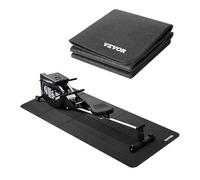 VEVOR Tapete para cinta de correr para suelo de alfombra, tapete de equipo de ejercicio para cintas de correr, bicicletas estacionarias y reclinadas, protector de suelo de PVC de alta densidad