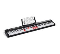 VEVOR Teclado de piano digital de 88 teclas, teclas semipesadas, juego de piano eléctrico portátil de tamaño completo con altavoces integrados de 1000 tonos, auriculares de pedal de sostenimiento