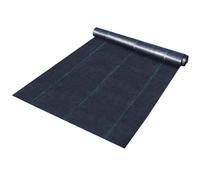 VEVOR Tejido Acolchado 1,8 x 76 m Paño de Control de Malezas Geotextil Lona para Jardín PP Densidad de Alta Permeabilidad Base Textil de 4,1 oz para Cobertura de Suelo Jardinería Agricultura, Negro