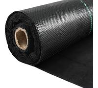 VEVOR Barrera del Bloque de Malezas 1,2 x 30,5 m Barrera de Malezas Tejidas de PP Tejido de Barrera de Malezas Bloque de Malezas de Plástico Tela de Control de Malezas de Cobertura de Tierra