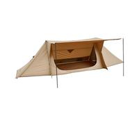 VEVOR Tienda de Campaña Caliente para 2 Personas, Carpa Portátil Triangular 330 x 150 x 120 cm con Soporte para Estufa y 2 Postes de Lona, Tienda Impermeable para Acampar, Caza, Pesca y Mochilero