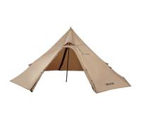VEVOR Tienda de Campaña Caliente para 2 Personas, Tipi Portátil 320 x 320 x 160 cm con Conector para Estufa, Carpa Cónica de Lona Impermeable para Acampar, Senderismo, Pesca y Mochilero, Talla S