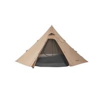 VEVOR Tienda de Campaña Caliente para 4 Personas, Tipi Portátil con Horno, Tienda Interior y Faldón para Nieve, Carpa Cónica de Lona Impermeable para Acampar, Senderismo, Pesca y Mochilero, Talla M