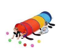 VEVOR Tienda de campaña de túnel para niños pequeños, colorido juguete de túnel de oruga emergente para mascotas, plegable para niños y niñas, túnel de juegos para interiores y exteriores, multicolor