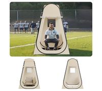 VEVOR Tienda de Campaña Deportiva Emergente, 120 x 120 x 190 cm, Carpa Deportiva Impermeable Transparente con Tapete y Cubierta Superior para 1 Persona para Jardín, Camping, Pesca y Animaciones