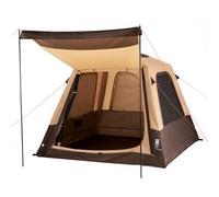 VEVOR Tienda de Campaña Inflable para 4 Personas, Tienda de Campaña de Inflado Automático, con Tubos de Aire de TPU, Impermeable y Portátil con Bolsa de Transporte, para Familia Viajes Glamping, Beige