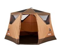 VEVOR Tienda de Campaña Instantánea para 6 Personas, Tienda de Camping Pop Up Pórtatil, con Cubierta para la Lluvia y Ventanas Grandes de Malla, Bolsa de Transporte, para Acampada con Familia Amigos