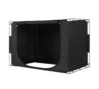 VEVOR Tienda de Campaña para Cama de 190x99x119 cm Tienda de Campaña Transpirable de 3 Puertas con Postes de Fibra de 9 mm para Privacidad en la Cama Dosel Opaca 70% para Camas de Niños y Adultos