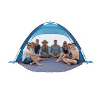 VEVOR Tienda de Playa para 8 Personas, Carpa de Refugio de Sol Protección UPF 50+, Carpa Portátil de Playa con Bolsa de Transporte y Bolsillos para Arena, para Acampar, Pescar, Picnics al Aire Libre