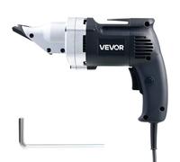VEVOR Tijeras Eléctricas para Chapa Metálica, con Cable de 4.0 A, Cabezal Giratorio de 360°, Velocidad Variable, Corte Continuo y Limpio para Acero Galvanizado 1,22 mm y Acero Inoxidable 1 mm
