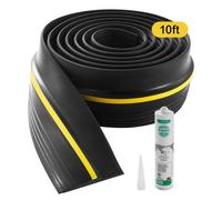 VEVOR Garage threshold seal strip 10 ft Tira de Sellado para Umbral de Puerta de Garaje, Negro