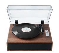 VEVOR Tocadiscos de Vinilo 3 Velocidades Altavoces Estéreo Incorporados de 10W