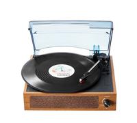 VEVOR Tocadiscos de vinilo 3 velocidades Altavoces estéreo incorporados de 3W