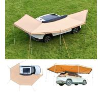 VEVOR Toldo Lateral de 270 Grados, para Vehículo de 12,4 m², Impermeable con Protección UV50+, Incluye Bolsa de Transporte, para Todo Tipo de Clima, para Acampar en SUV, Furgonetas, Camiones
