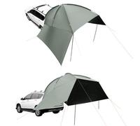 VEVOR Toldo para Coche 3x2,1 m Toldo Lateral para Coche PU2000mm UV50+ Resistente al Sol/Agua/Viento con Bolsa de Almacenamiento Toldo Lateral/Trasero para Camiones, SUV, Furgonetas, Autocaravanas