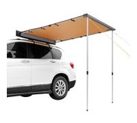 VEVOR Toldo Retráctil para Coche 2x2,5 m Toldo Lateral para Coche PU3000 mm UV50+ Resistente al Sol/Agua/Viento con Bolsa de Almacenamiento Toldo Lateral/Trasero para Camiones Furgonetas Autocaravanas