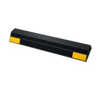 VEVOR Topes de Estacionamiento, 2 uds, Ayuda para Aparcar en Garajes, Limitador de Plaza de Aparcamiento con Bandas Reflectantes, PP, para Coches, Furgonetas y Camiones, 406 x 95 x 45 mm, Negro