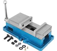 VEVOR Tornillo de Banco Ancho 125 mm Visera de Fresado de Precisión Acero Prensa de Máquina de Precisión para Acabado de Fresadoras, Taladradoras y Piezas de Precisión, con Juego de Accesorios