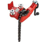 VEVOR Tornillo de banco de cadena, capacidad de tubería de 3,2 mm a 127 mm tornillo de banco de cadena de alta resistencia con manivela, mandíbula recubierta de neopreno, material de hierro fundido