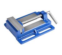 VEVOR Tornillo de Banco Paralelo, Mordaza de 10,16 cm, para Taladro de Columna, Construcción de Hierro Fundido, para Carpintería, Metalistería, Perforación y Corte, hasta 7 kN, 220 x 165 x 58 mm